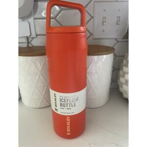 Stanley 24oz Stainless IceFlow Aerolight Water Bottle Cap and Carry - Tiger Lily